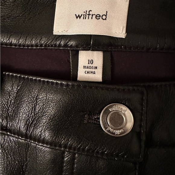Artizia Leather Mini Skirt (Wilfred) - Picture 4 of 4